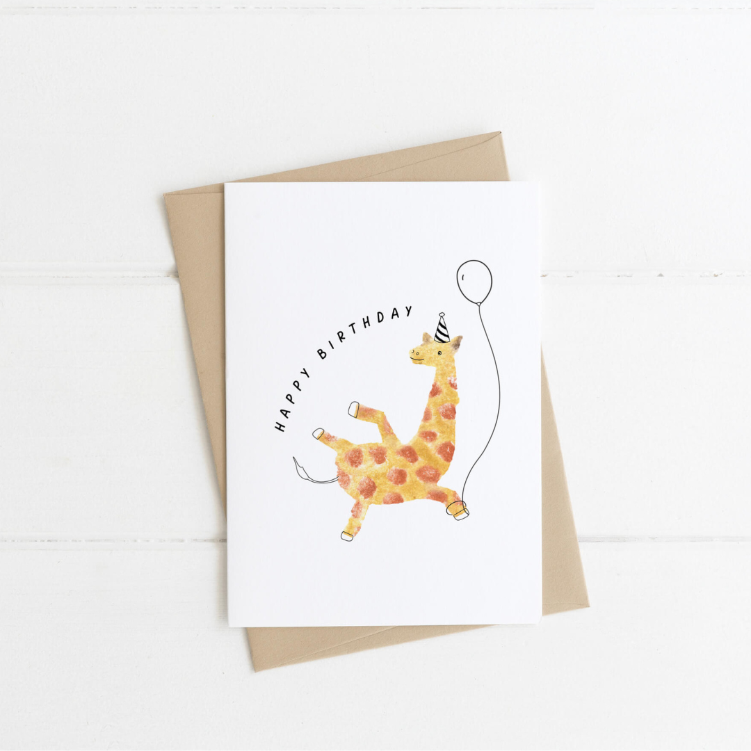 Birthday Giraffe