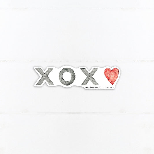 xoxo Vinyl Sticker